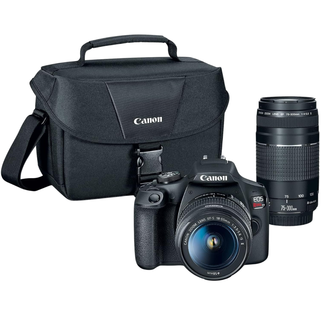 Canon EOS Rebel T7 DSLR Camera With 18-55mm & 75-300mm Lenses