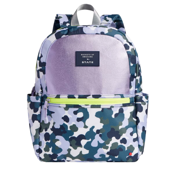 Rockets Of Awesome State X ROA Purple Camo Backpack