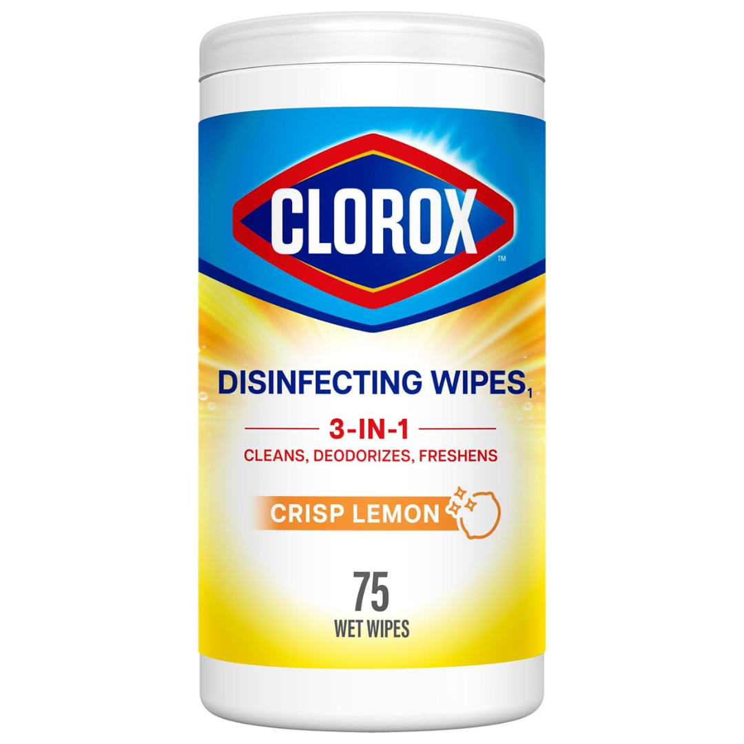 75-Count Clorox Crisp Lemon Disinfecting Wipes