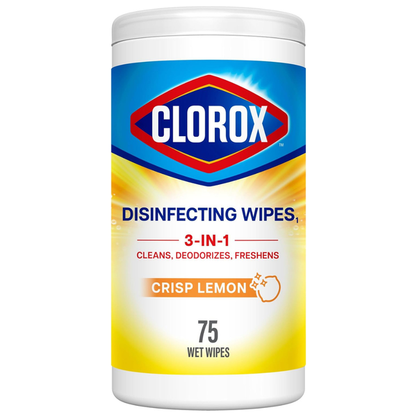 75-Count Clorox Crisp Lemon Disinfecting Wipes