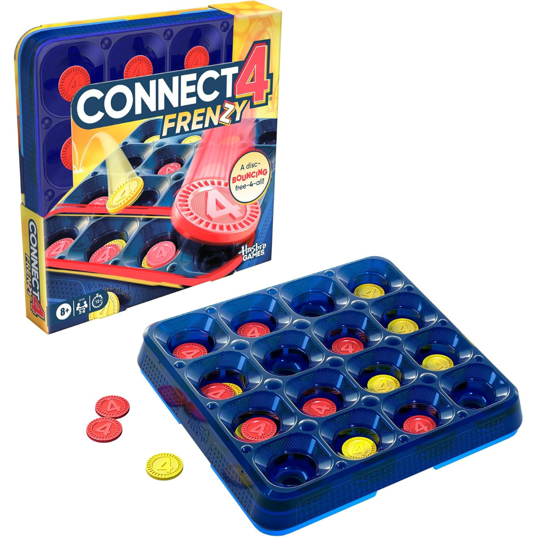 Hasbro Gaming Portable Connect 4 Frenzy Game