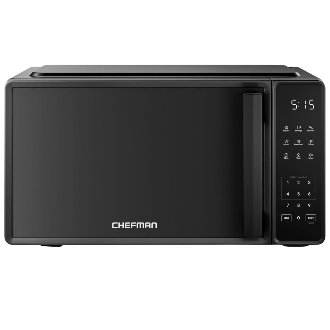 Chefman 700W 0.7 Cu. Ft Countertop Microwave Oven W/ 6 Cooking Presets