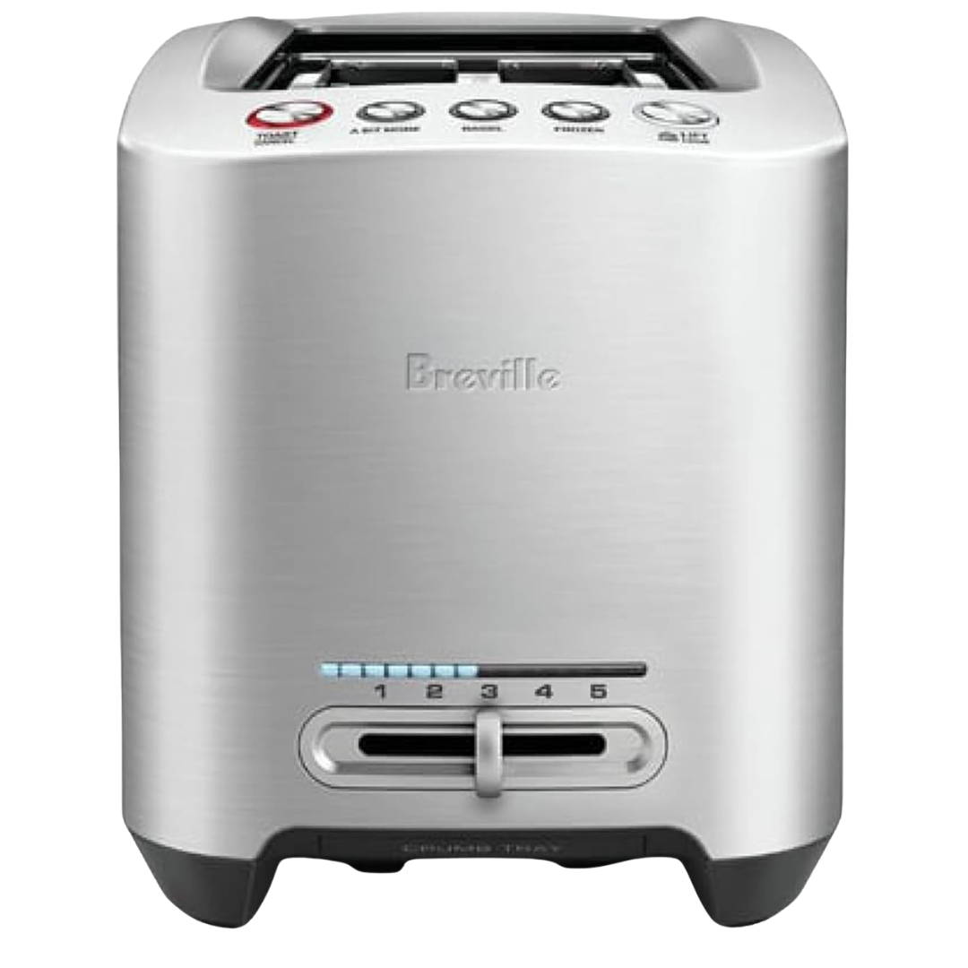 Breville Die-Cast Stainless Steel 2-Slice Smart Toaster