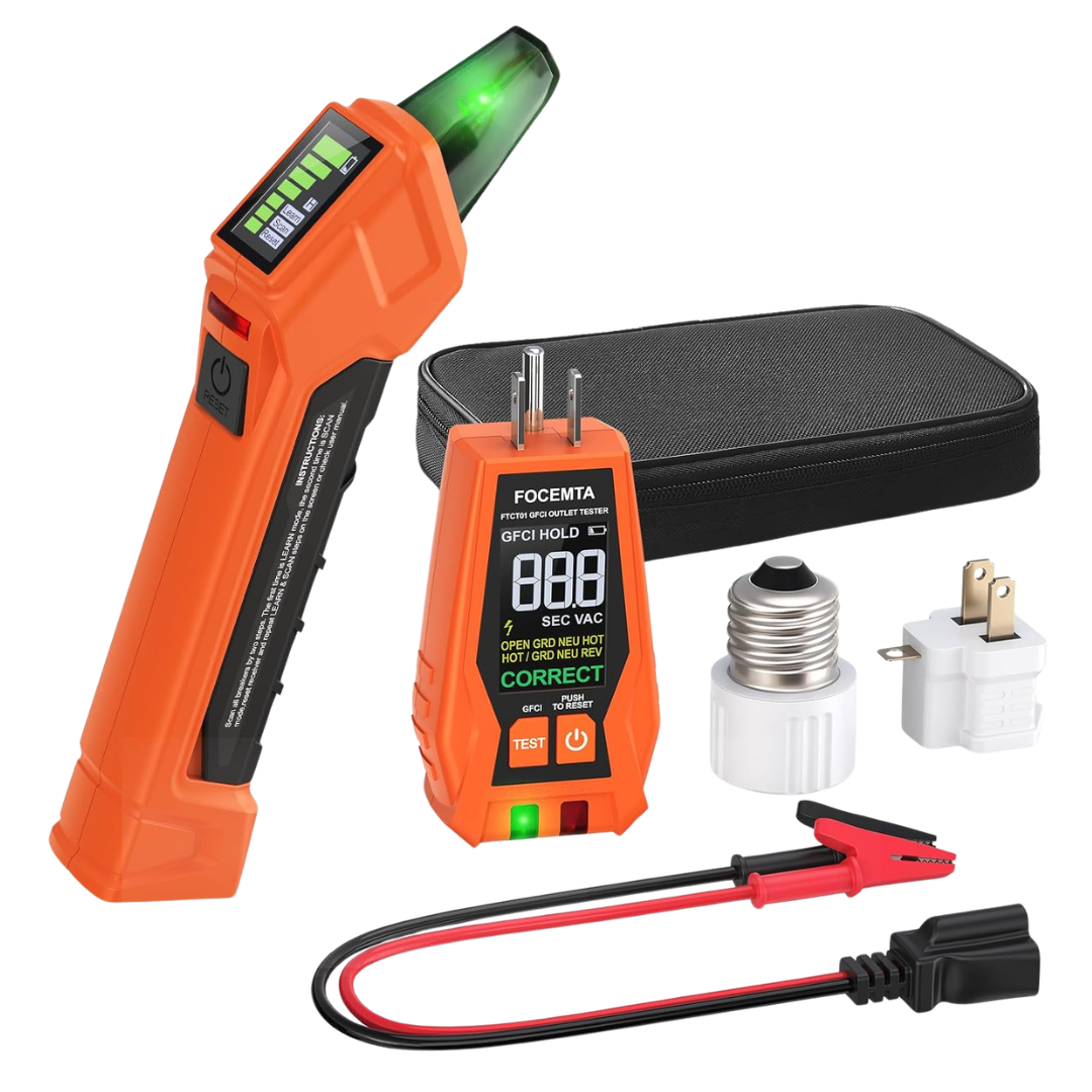 Circuit Breaker Finder Kit With GFCI Outlet Tester (90 To 135V AC)