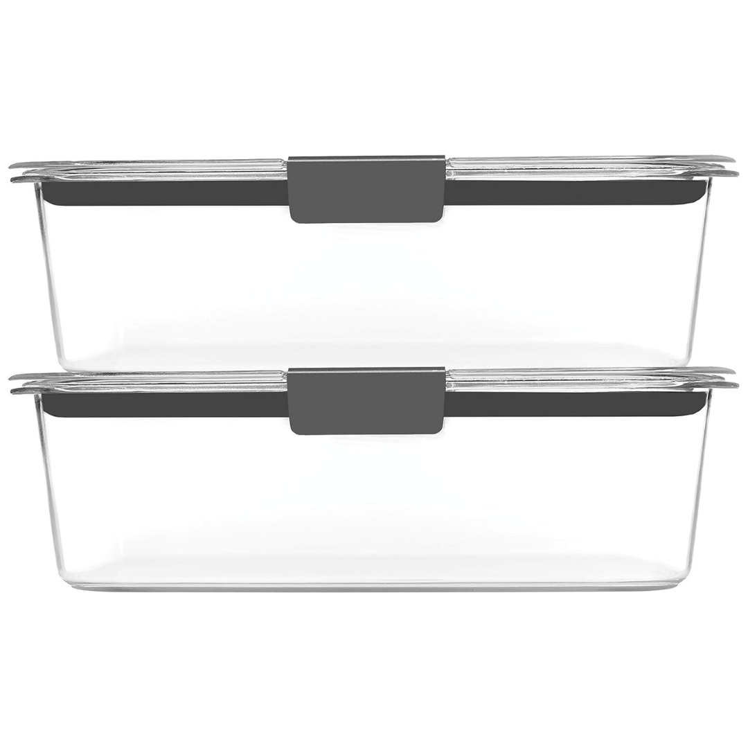 2-Pack Rubbermaid Brilliance BPA-Free Food Storage Containers