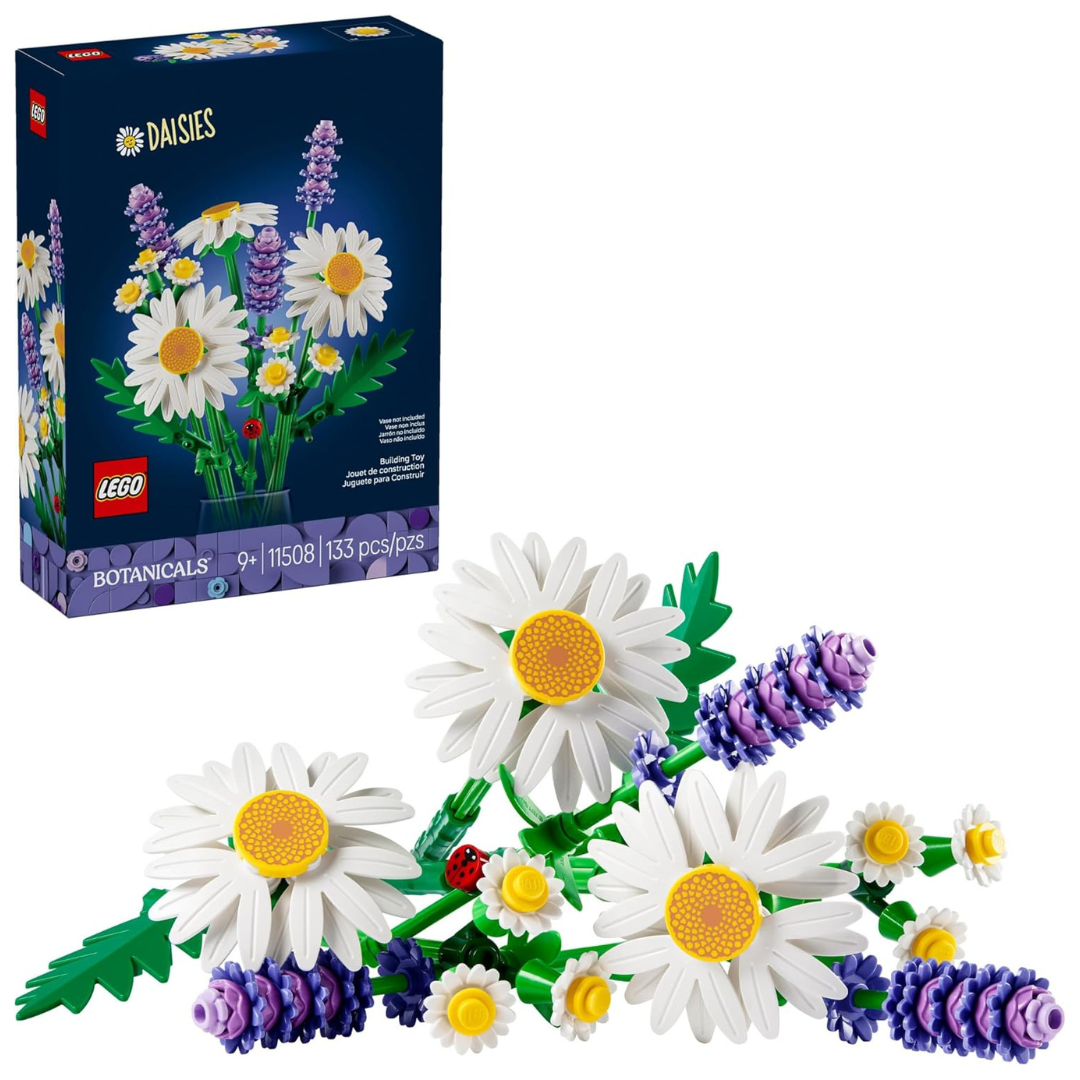 133-Piece LEGO Botanicals Daisies Building Toy (11508)