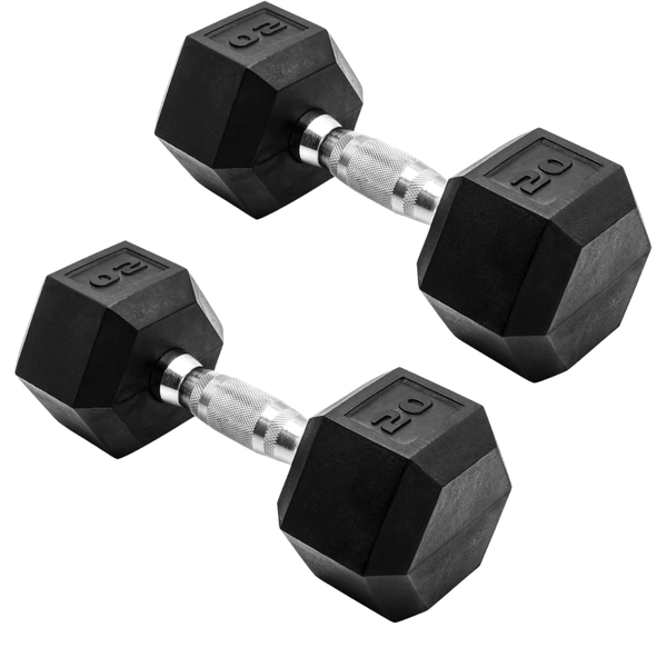 20-lbs CAP Barbell Coated Dumbbell Weight (Pair)