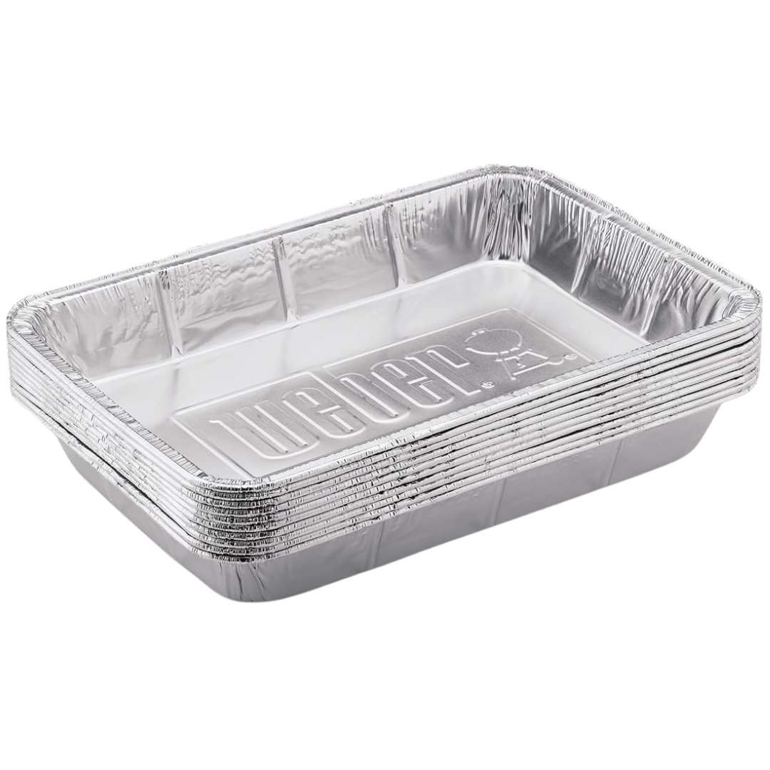 10-Pack Weber Aluminum Drip Pan (Large)