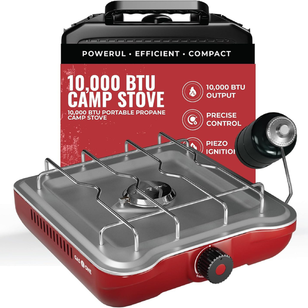 GasOne 10,000BTU Single Propane Burner Camp Stove