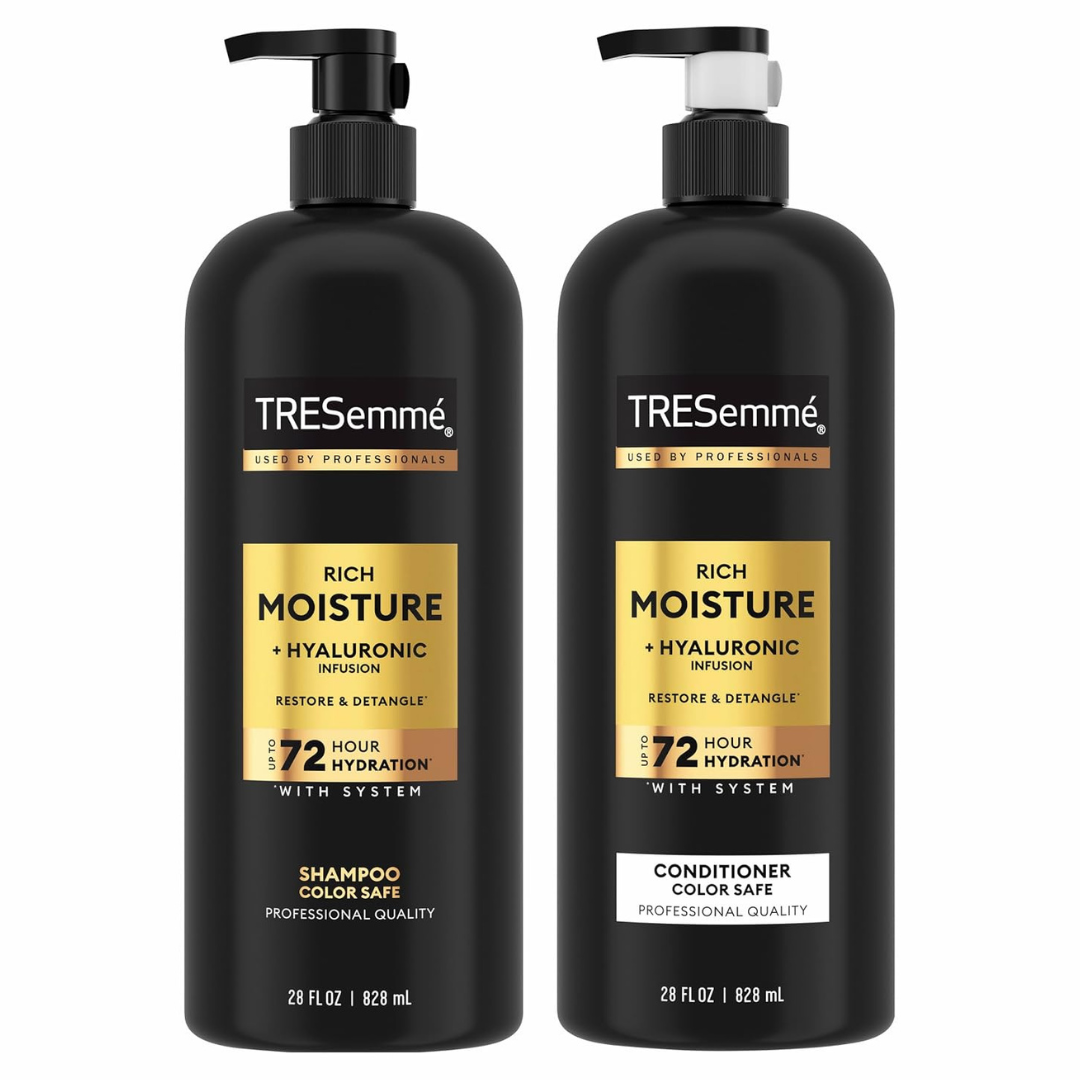2-Pack 28-Oz TRESemme Rich Moisture Shampoo & Conditioner