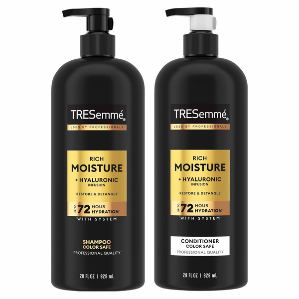 2-Pack 28-Oz TRESemme Rich Moisture Shampoo & Conditioner