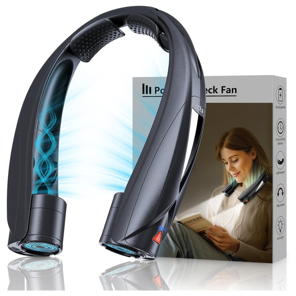 6000mAh Rechargeable Portable 6-Speed Neck Fan (Various Colors)