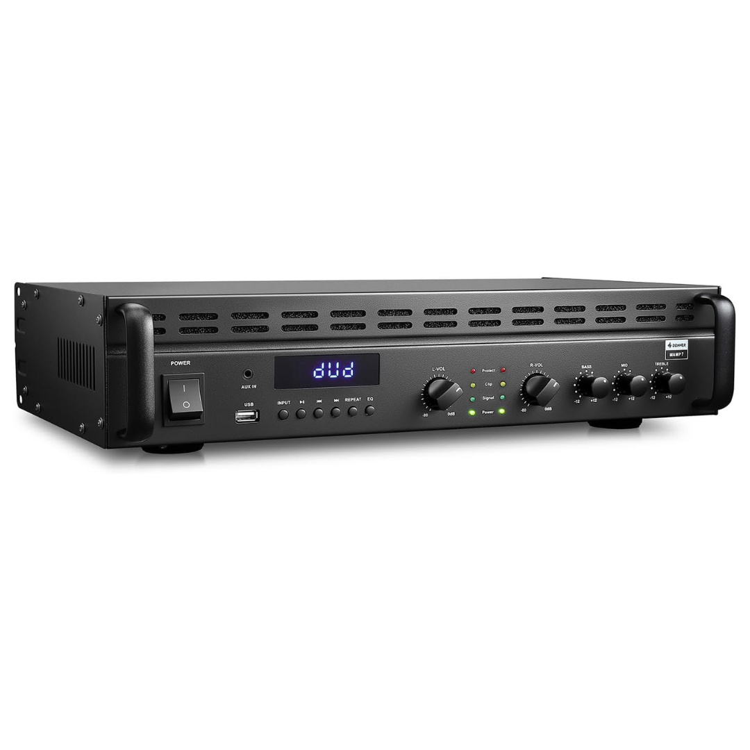 Donner 2-Channel Audio Power Amplifier W/ Bluetooth (MAMP7)