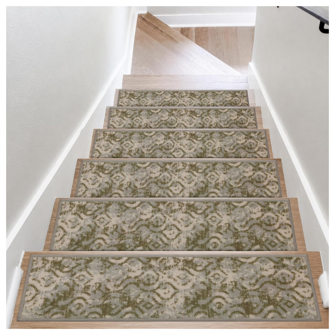 4-Piece COSY HOMEER 30" X 8" Stair Treads For Wooden Steps