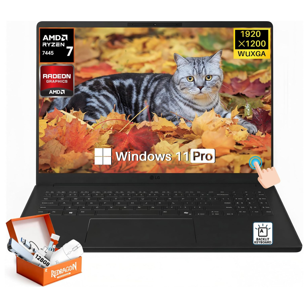 LG Gram Book 16" FHD+ Touch Laptop (Ryzen AI 7 445U / 16GB RAM / 1TB SSD)