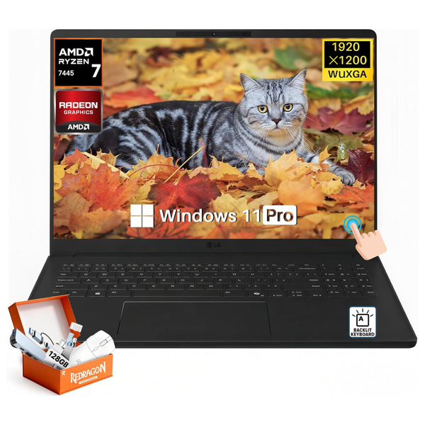 LG Gram Book 16" FHD+ Touch Laptop (Ryzen AI 7 445U / 16GB RAM / 1TB SSD)