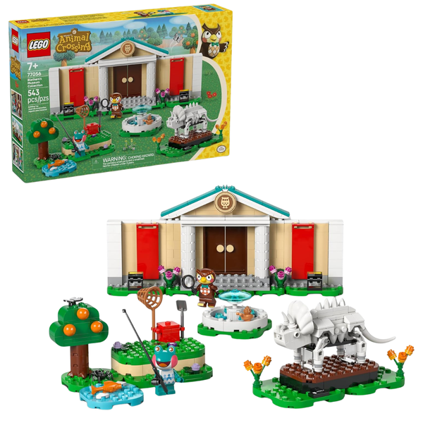 543-Piece LEGO Animal Crossing Blatherss Museum Collection Building Toy (77056)