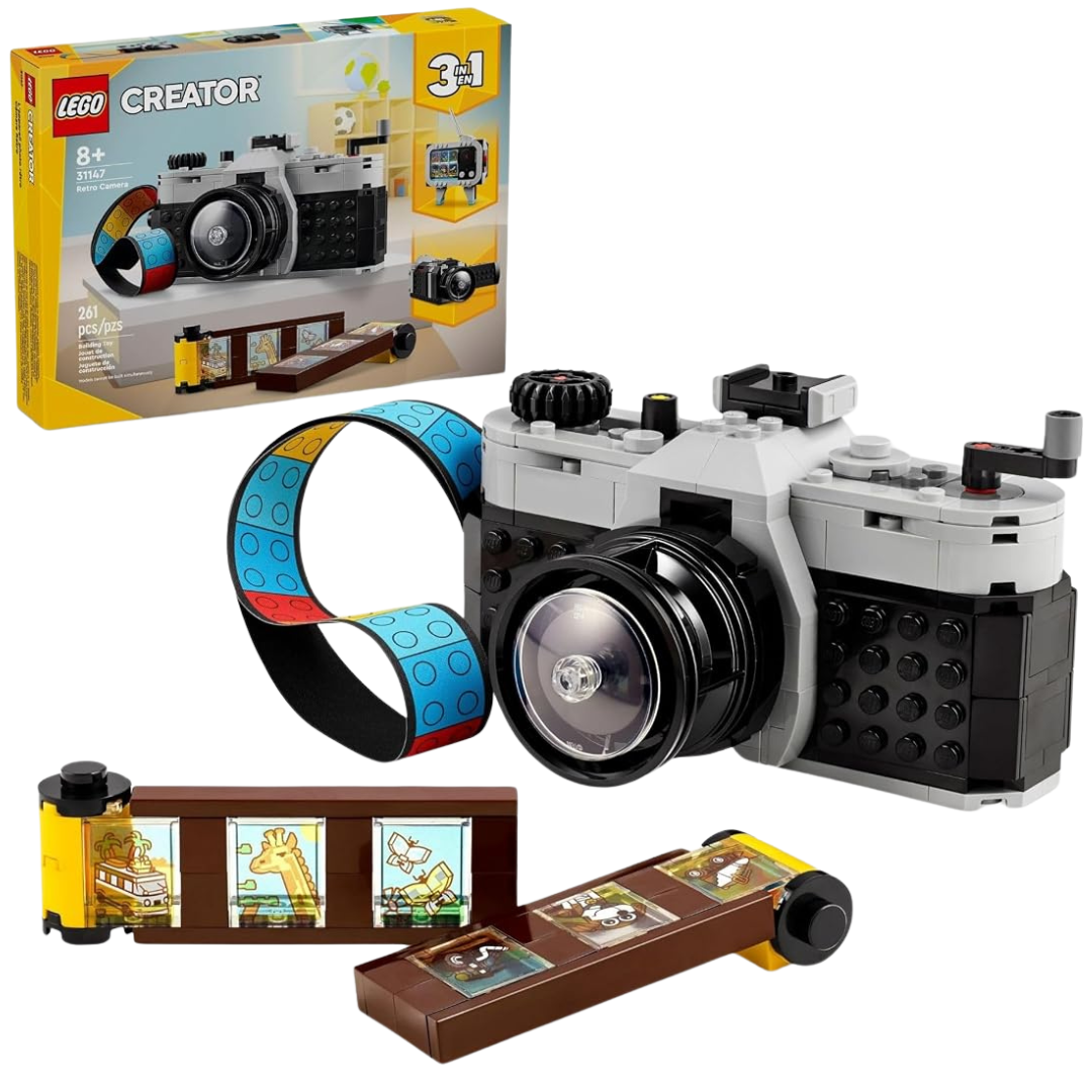 261-Piece LEGO 31147 3-in-1 Creator Retro Camera Toy