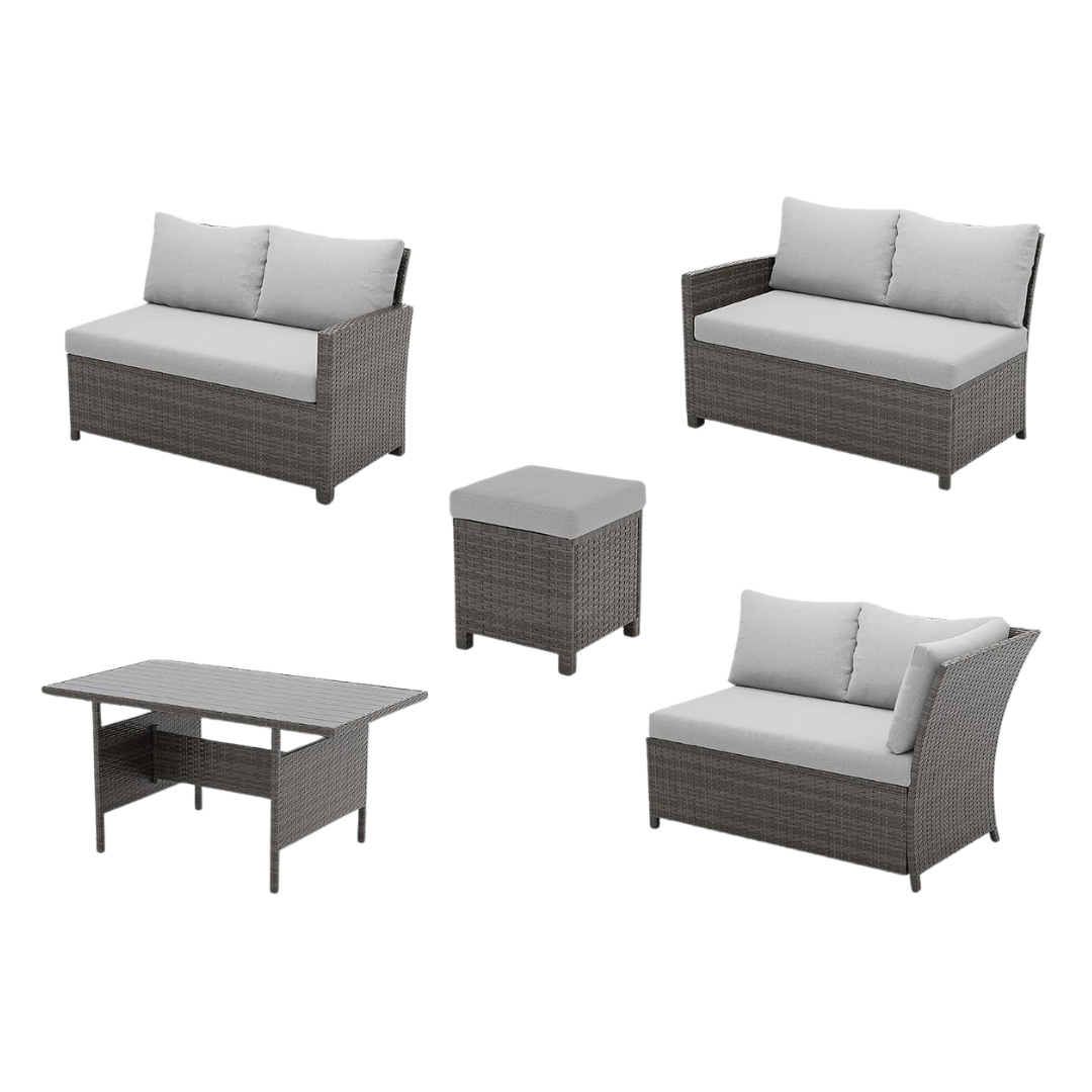 7-Piece Wisteria Lane Wicker Patio Furniture Set