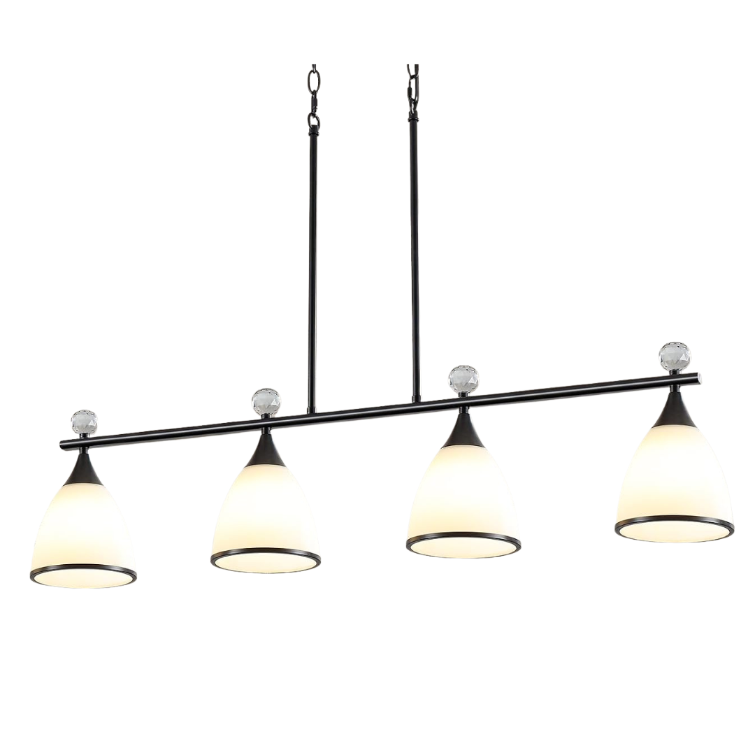 Modern Farmhouse Linear 4-Light Island Lights