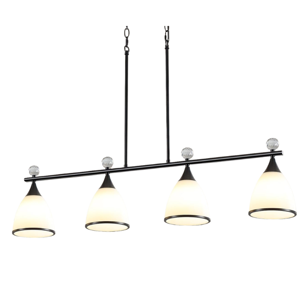 Modern Farmhouse Linear 4-Light Island Lights