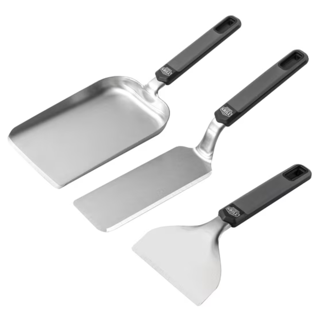 Expert Grill 3-Piece Stainless Steel Barbecue Griddle Tool Set