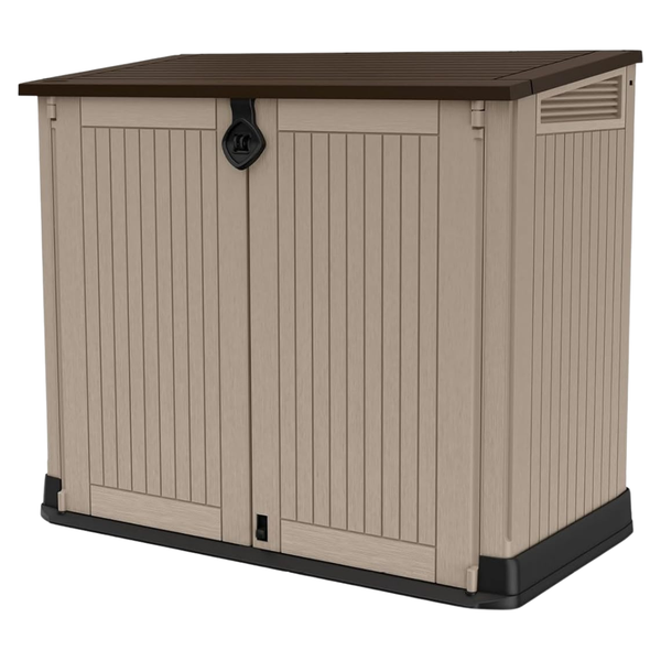 Keter Store-It-Out MIDI Outdoor Resin Storage Shed, 30 Cu. Ft. Capacity