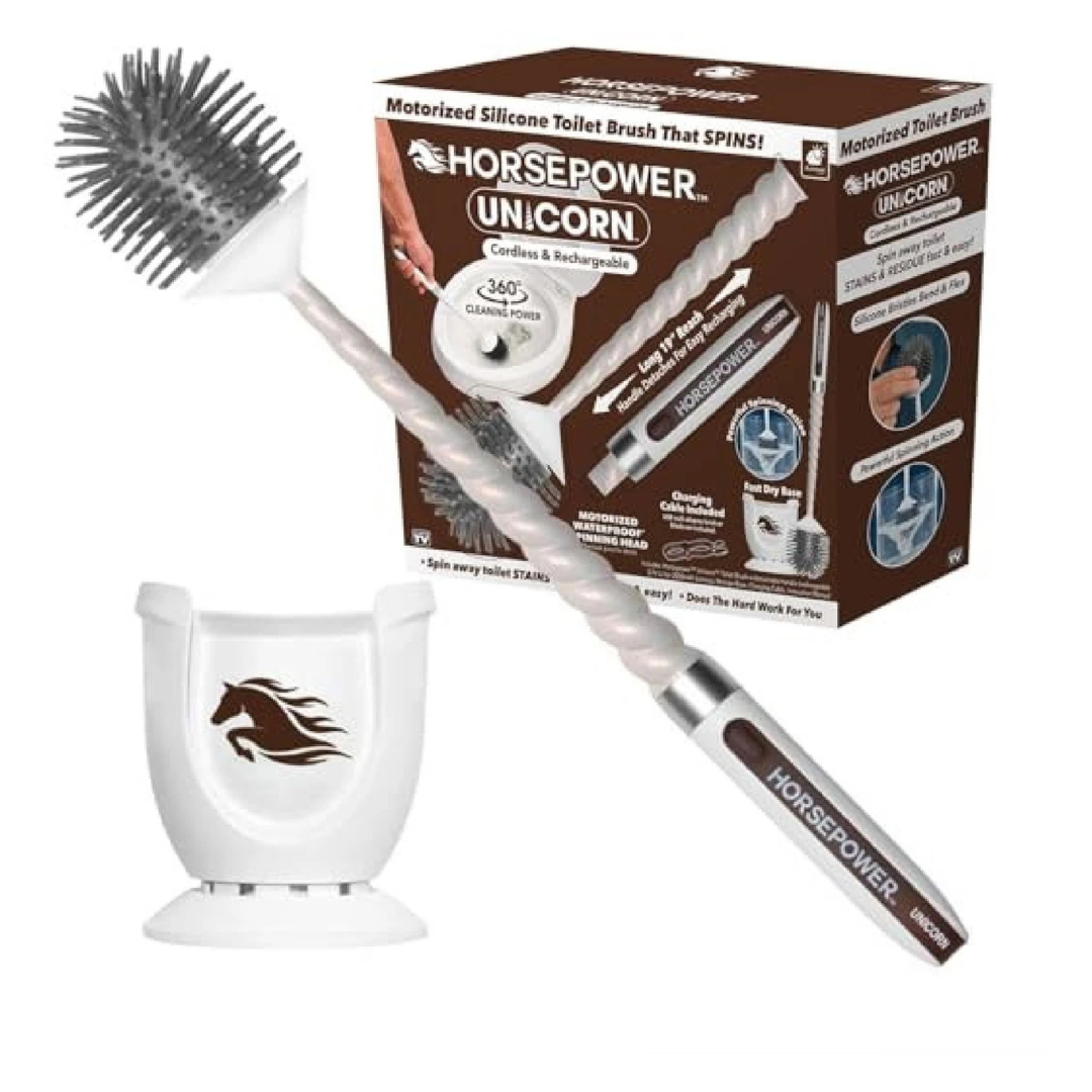 Horsepower Rechargeable Cordless Unicorn Electric Toilet Brush