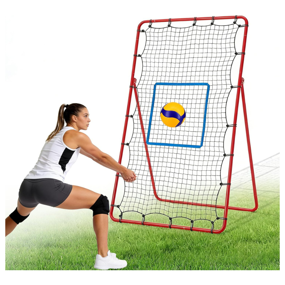 7' X 4' OLIXIS Volleyball Rebounder Net With Travel Bag