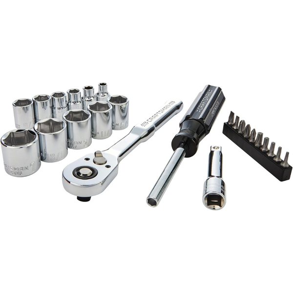 24-Piece Craftsman 3/8" Drive SAE Mechanics Tool Set (CMMT12112)