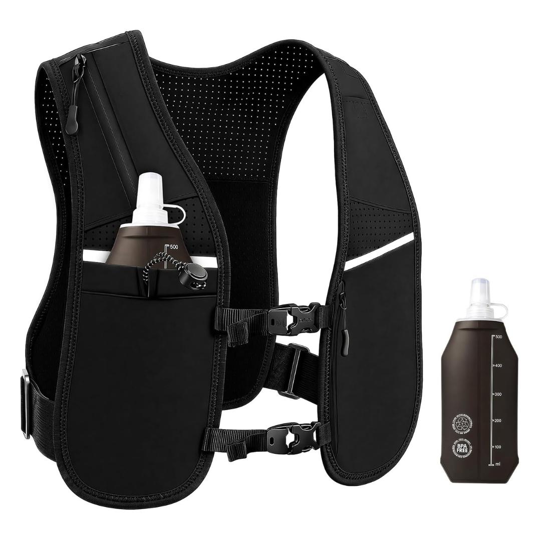 Unisex Adjustable Running Hydration Vest Reflective Vest