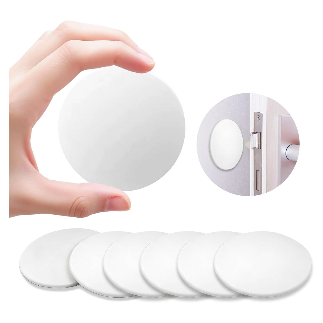6-Pack 3.15'' Door Stoppers For Wall