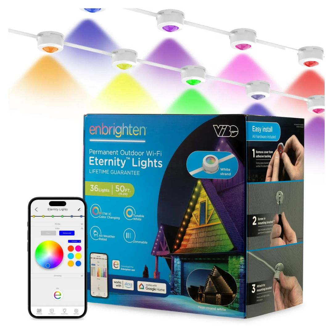 Enbrighten Eternity 50' Permanent Outdoor Lights