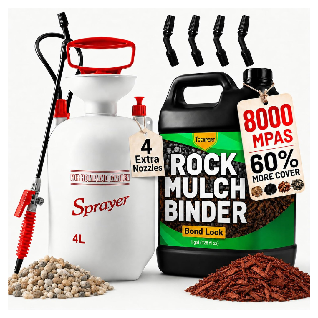 Teexpert 1 Gallon Rock Glue W/ 1-Gallon Pump Sprayer Kit
