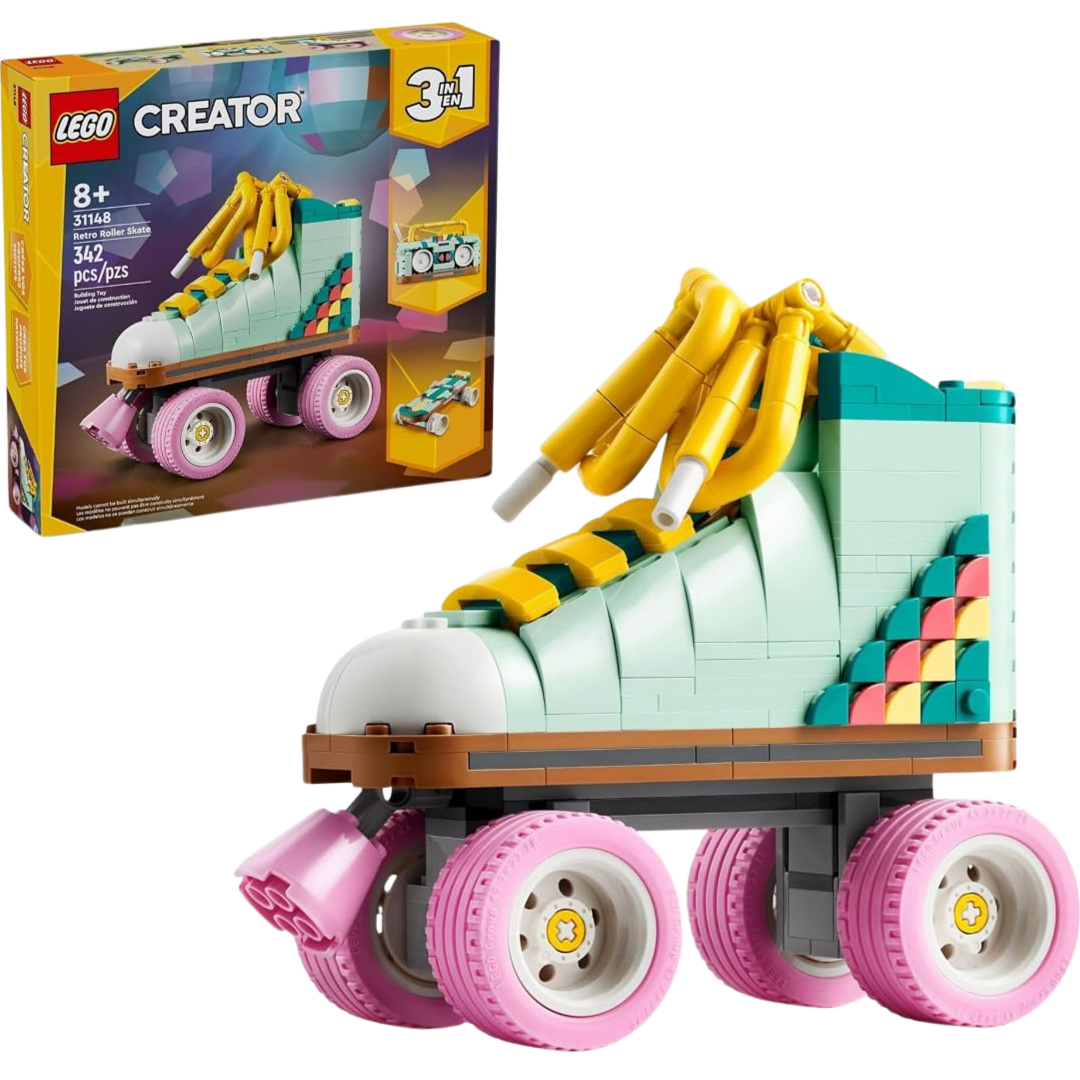 LEGO Creator 3-in-1 Retro Roller Skate Building Kit (31148)