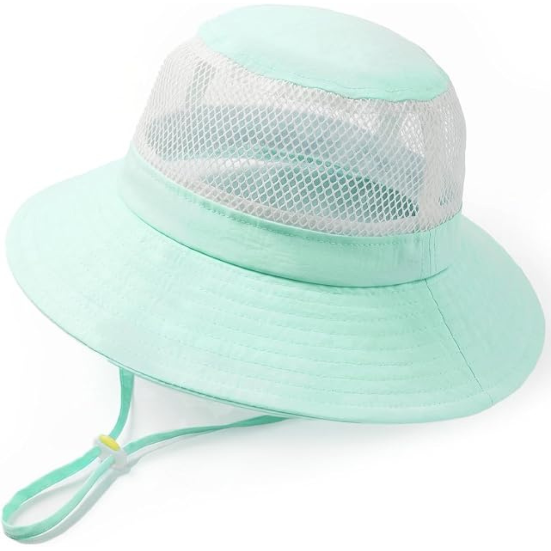 JOYPICKS Kids' UPF 50+ Wide Brim Bucket Sun Hat