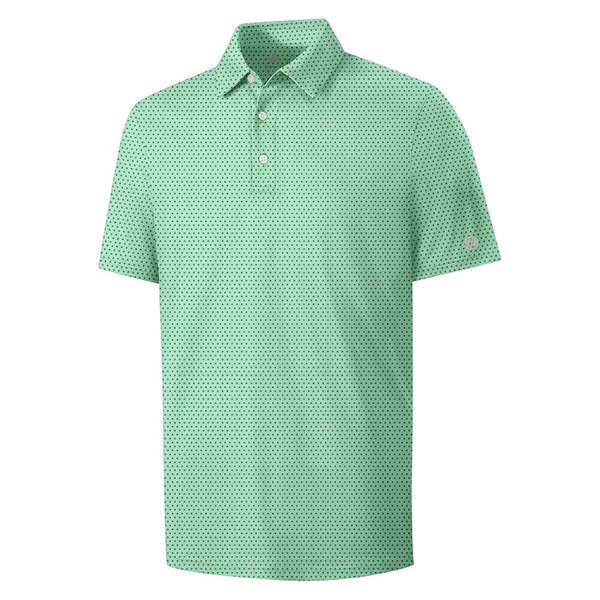 ZITY Men's Short Sleeve Print Moisture-Wicking Golf Polo Shirt