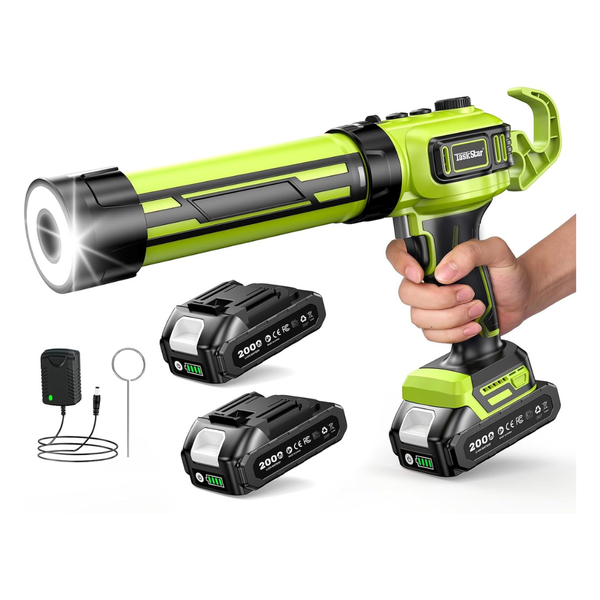 Taskstar Electric Brushless Caulking Gun With 2 X 2.0Ah Batteries