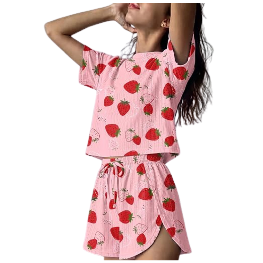 2-Piece Ekouaer Women's Pointelle Pajama Sets (Various Colors)