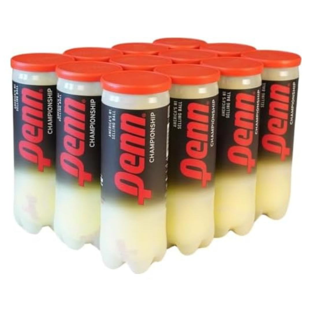 36-Count (12 X 3ct) Penn Championship Regular Duty Felt Pressurized Tennis Balls