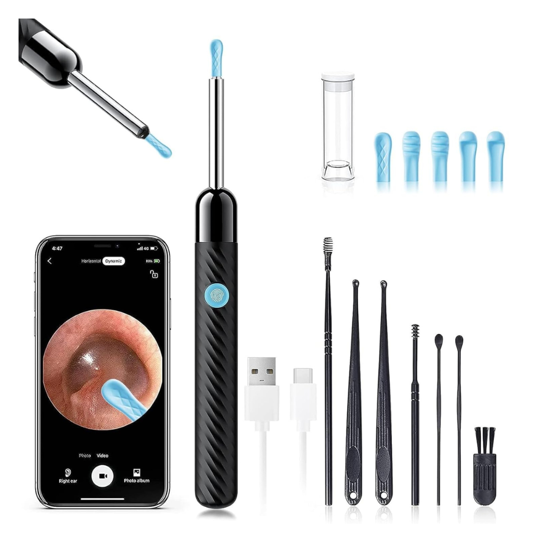 Leiput Rechargeable Ear Wax Removal Kit W/ 1080P Camera