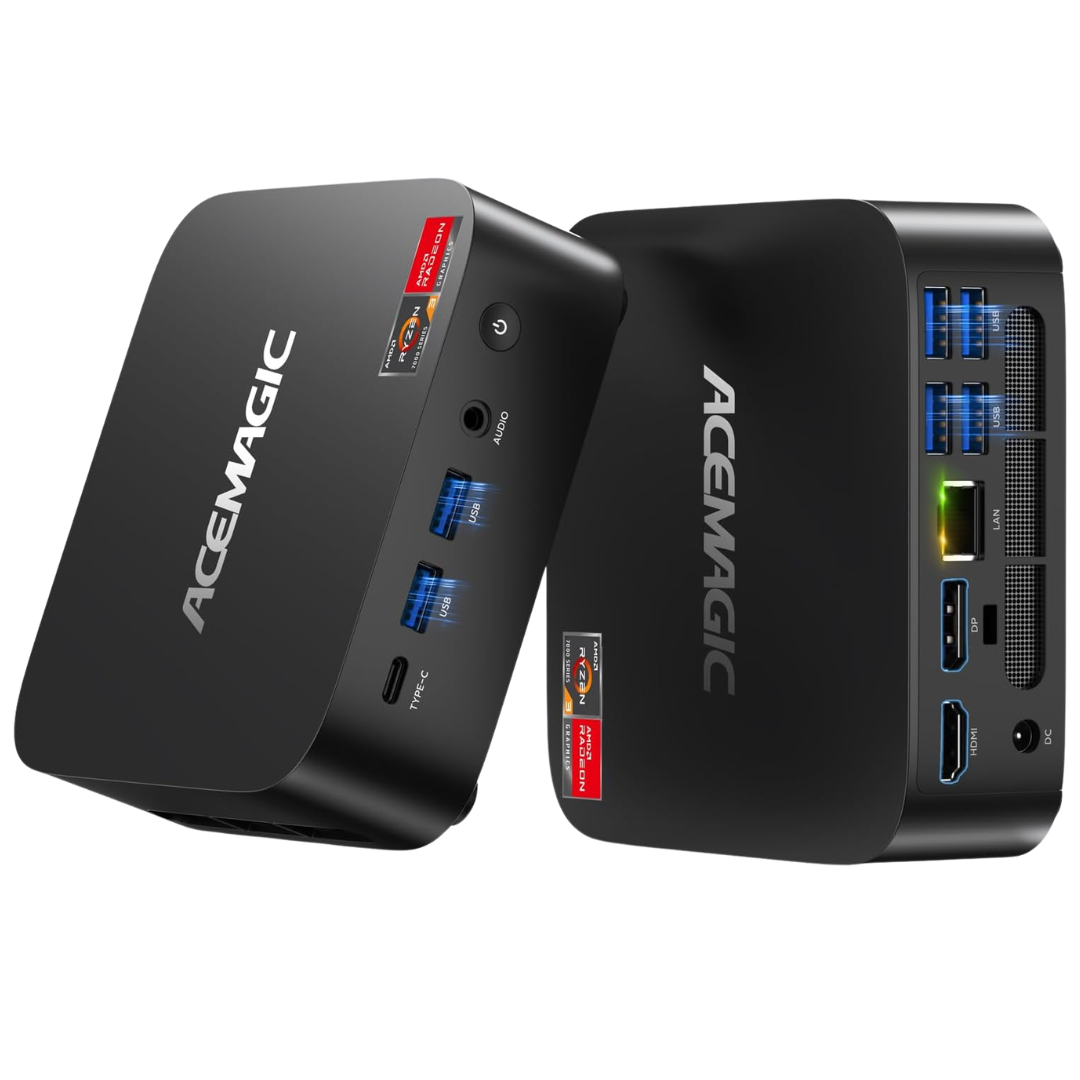 Acemagician AM06PRO Gaming Desktop (Ryzen 7 5800U / 24GB RAM / 512GB SSD)