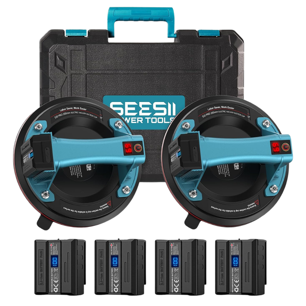2-Count 8" SEESII 600-Lb Electric Suction Cups