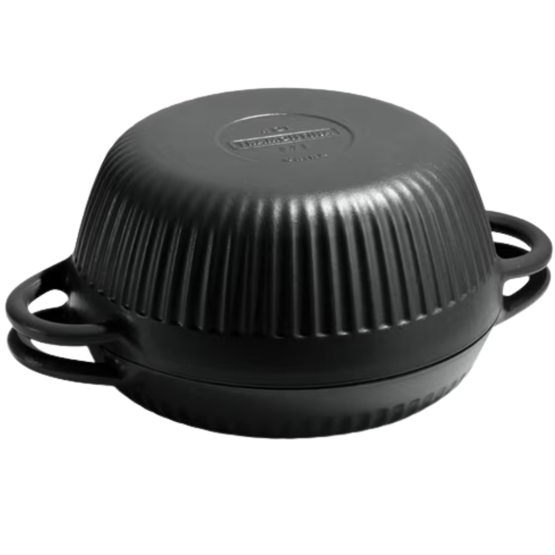 2-Piece Flip Design Enameled Cast Iron Multipurpose Bread Oven (2 Colors)