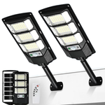 2 Pack Waterproof LED Solar Flood Lights