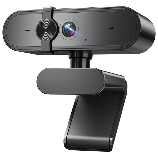1080P HD Wide View Webcam With Microphone & Privacy Cover