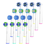 16-Piece Replacement Brush Heads For Oral-B Electric Toothbrushes