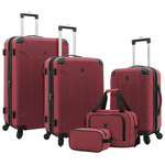 Travelers Club Chicago Hardside Expandable Spinner Luggage 5 Piece Set