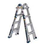 Werner 18 ft. Reach 5-in-1 Adjustable Multi-Position Pro Ladder
