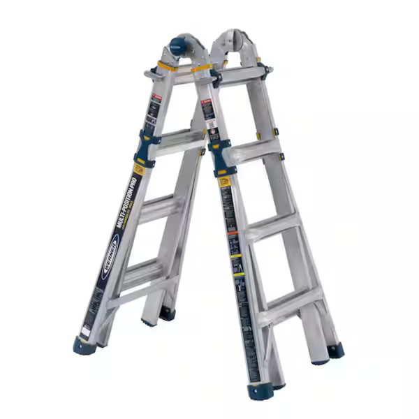 Werner 18 ft. Reach 5-in-1 Adjustable Multi-Position Pro Ladder